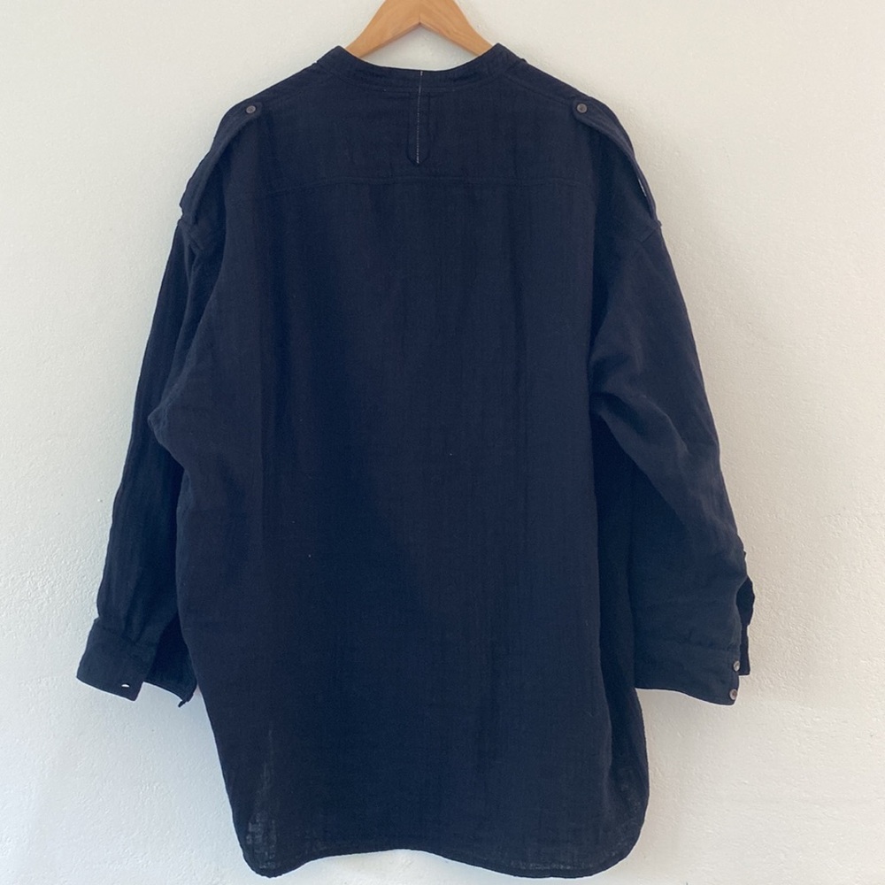 Acacia Soft Cotton Long sleeve Blouse NWOT Lagonlook - Picture 4 of 5